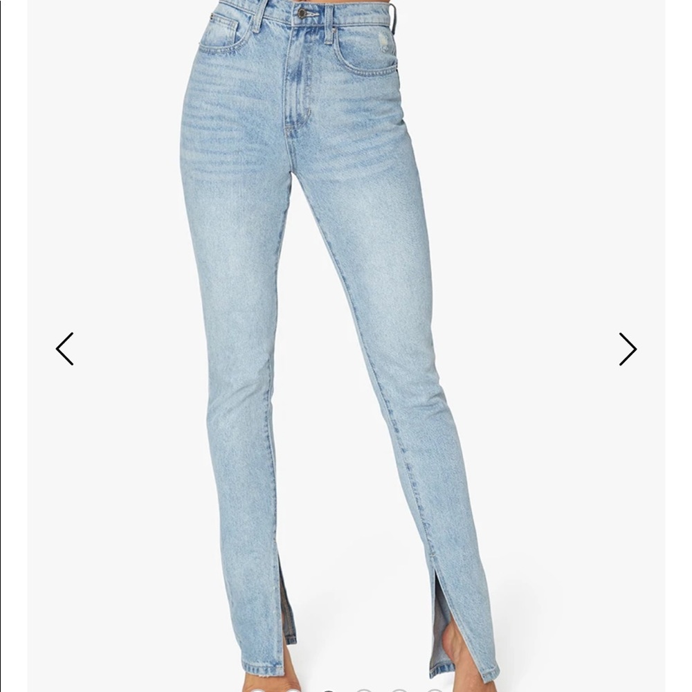 WeWoreWhat Stiletto Slit Jean